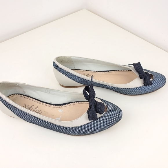 MALOLES leather flats sizs 36.5 women shoes - Picture 7 of 13